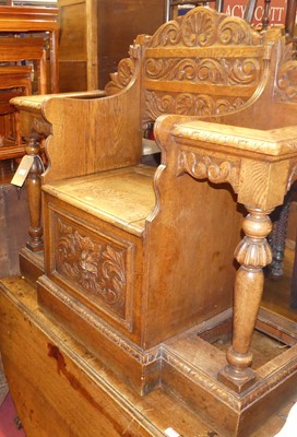 Lot 1431 - An early 20th century heavily floral relief...