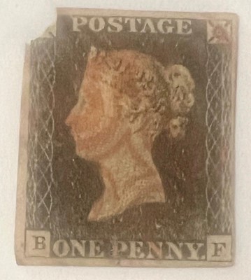 Lot 394 - Great Britain - GB 1840 penny black (B,F),...