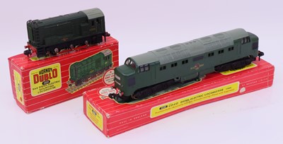 Lot 476 - Two Hornby Dublo two-rail locos, to include a...