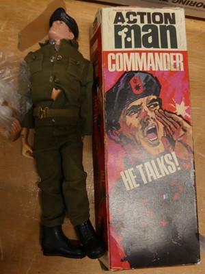 Lot 1578 - Palitoy Boxed Action Man Commander, working...