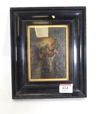 Lot 424 - Flemish School - portrait of a scholar,...