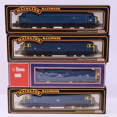 Lot 641 - Four 00 gauge locos to inlcude a Lima Class 55...