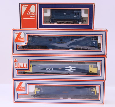 Lot 638 - Four Lima 00 gauge locos to include a Class 87...