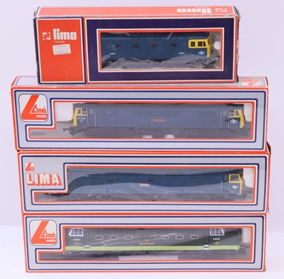 Lot 642 - Four Lima 00 gauge locos to include a Class 55...