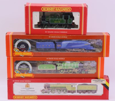 Lot 645 - Four Hornby 00 gauge locos to include a J83 in...