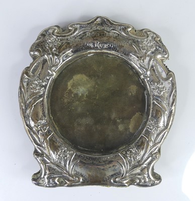 Lot 105 - An Art Nouveau silver-clad photograph...
