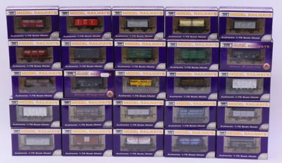 Lot 697 - Dapol 00 gauge group of 25 wagons to include a...