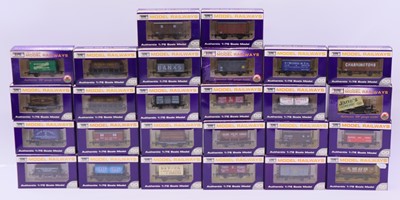 Lot 698 - Dapol 00 gauge group of 26 wagons to include a...