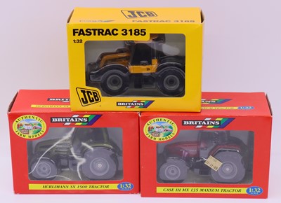 Lot 1493 - Britains 1/32nd scale group of three farming...