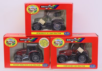 Lot 1492 - Britains 1/32nd scale group of three farming...