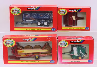 Lot 1491 - Britains 1/32nd scale group of four farming...