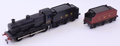 Lot 207 - Lima 4F black 0-6-0 loco seriously amended...