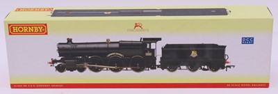 Lot 598 - A Hornby 00 gauge Grange Class in BR black...