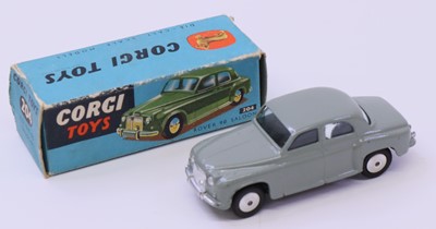 Lot 1255 - Corgi Toys No. 204 Rover 90 Saloon in grey...