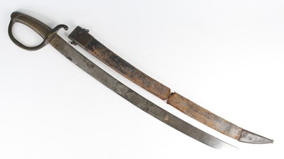 Lot 803 - A French model 1816 briquet short sword, the...