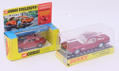 Lot 1262 - Corgi and Dinky Toys group of 2 diecasts to...