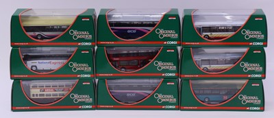 Lot 1993 - One tray containing nine various boxed Corgi,...