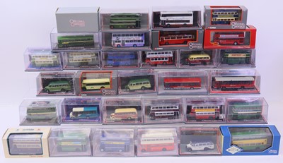 Lot 2010 - Two trays containing Corgi Original Omnibus...