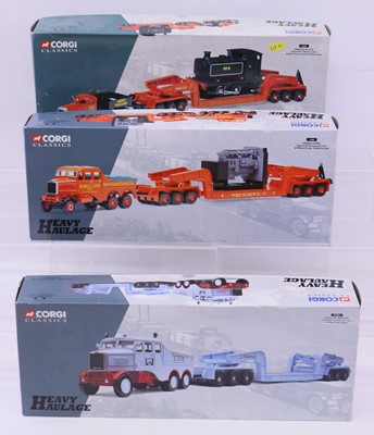 Lot 2023 - Corgi Classics Heavy Haulage, group of three...