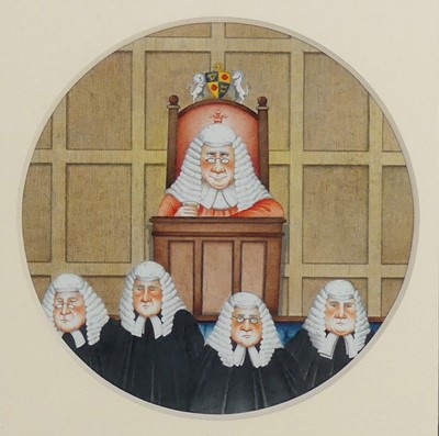 Lot 309 - Jonathan Langley (b.1952) - Sober as a judge,...