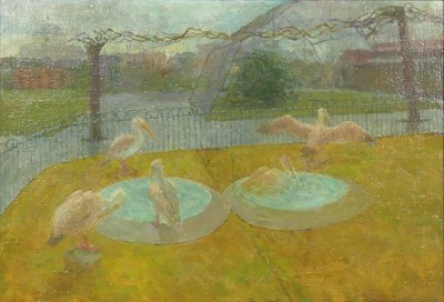 Lot 269 - Fred Dubery (1926-2011) - Pelicans at London...