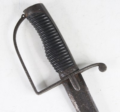 Lot 805 - A 1786? pattern sword, having a 64cm cut down...