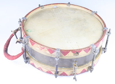 Lot 572 - A German Third Reich Hitler Youth parade drum,...