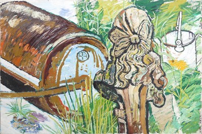 Lot 250 - John Bratby RA (1928-1992) - For Patti, oil on...
