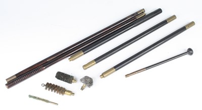 Lot 881 - An early 20th century ebony and brass mounted...