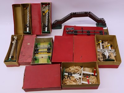 Lot 336 - Hornby 0-gauge mainly post-war signals: No.2...