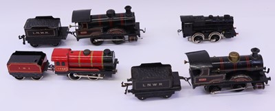Lot 206 - Four 0-gauge 0-4-0 locomotives (only 3...