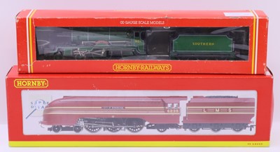 Lot 241 - Two modern Hornby locos & tenders (both M):...