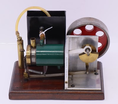 Lot 28 - Scratchbuilt Stirling single cylinder engine, "...