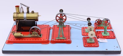 Lot 6 - Mamod Stationary Steam plant, comprising a...