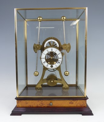 Lot 2465 - A reproduction brass grasshopper two-piece...