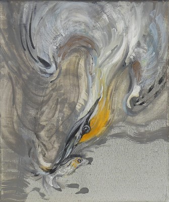 Lot 297 - Maggi Hambling CBE (b.1945) - Gannet with fish...