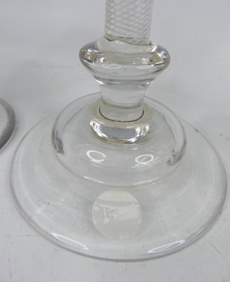 Lot 2050 - A George II pedestal oversize wine goblet,...