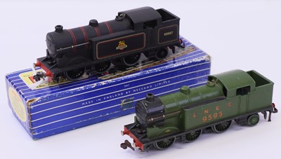 Lot 449 - Two Hornby-Dublo 3-rail 0-6-2 tank locos: EDL7...