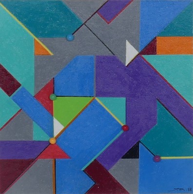 Lot 293 - Jamie Andrews (b.1963) - Tron, city life,...