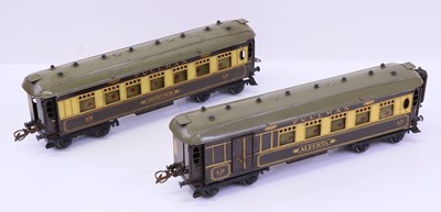 Lot 316 - Two Hornby No.2 Special Pullman 0 Gauge...