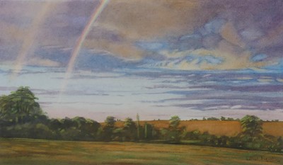 Lot 233 - Lillias August (b.1955) - Rainbow over...