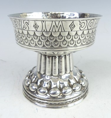 Lot 145 - An Arts & Crafts silver replica of the Tudor...