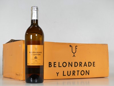 Lot 1191 - Belondrade Y Lurton, 1996, Rueda, Spain, 12...