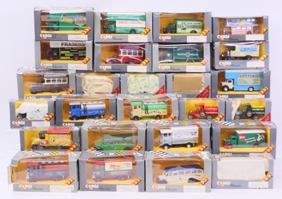 Lot 2040 - Corgi Classics two boxes, containing modern...