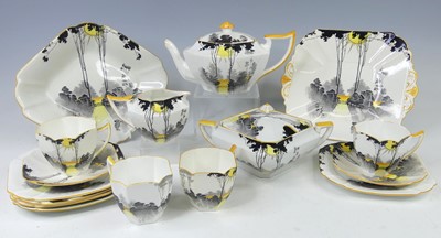 Lot 2 - A 1930s Shelley bone china part tea set in the...