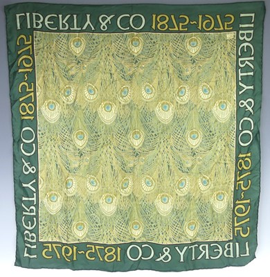 Lot 154 - A Liberty & Co silk Centenary scarf, the...