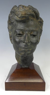 Lot 179 - Early British school - a female portrait head,...