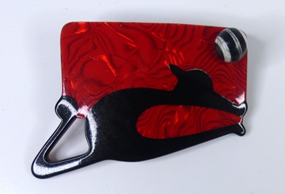 Lot 158 - Lea Stein (French, b.1936) - a plastic cat...