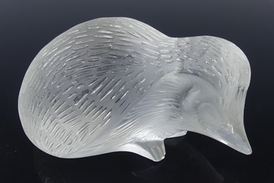 Lot 96 - A contemporary Lalique frosted glass model of...