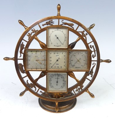 Lot 189 - A circa 1970s Angelus metal weather station...